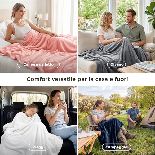 BEDSURE Kuscheldecke Flauschig Decke Fleecedecke - Wohndecke Warm Winter Weich, Sofadecke XXL, Geschenke für Frauen, Decke Couch Blanket… – Ansicht 5