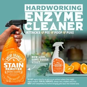 ANGRY-ORANGE-Pet-Stain-and-Odor-Remover-2-Spray-Pack-32-oz-Dog-Ferret-Rabbit-Cat-Urine-Enzyme-Cleaner-8-oz-Strong-Pet-Odor-Eliminator-Concentrate-for-Pee-on-Carpet-Furniture-Tile-Wood - Cucciolini Doodles   ANGRY-ORANGE-Pet-Stain-and-Odor-Remover-2-Spray-Pack-32-oz-Dog-Ferret-Rabbit-Cat-Urine-Enzyme-Cleaner-8-oz-Strong-Pet-Odor-Eliminator-Concentrate-for-Pee-on-Carpet-Furniture-Tile-Wood