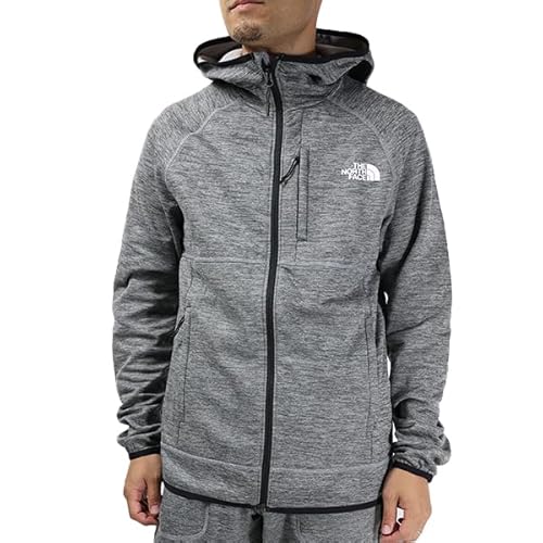 THE NORTH FACE ザノースフェイス CANYONLANDS HOODIE ジャケット パーカー ジップアップ ロゴ アウトドア 長袖 アウター メンズ NF0A5G9U (TNF Medium Grey Heather ：グレー) [並行輸入品]