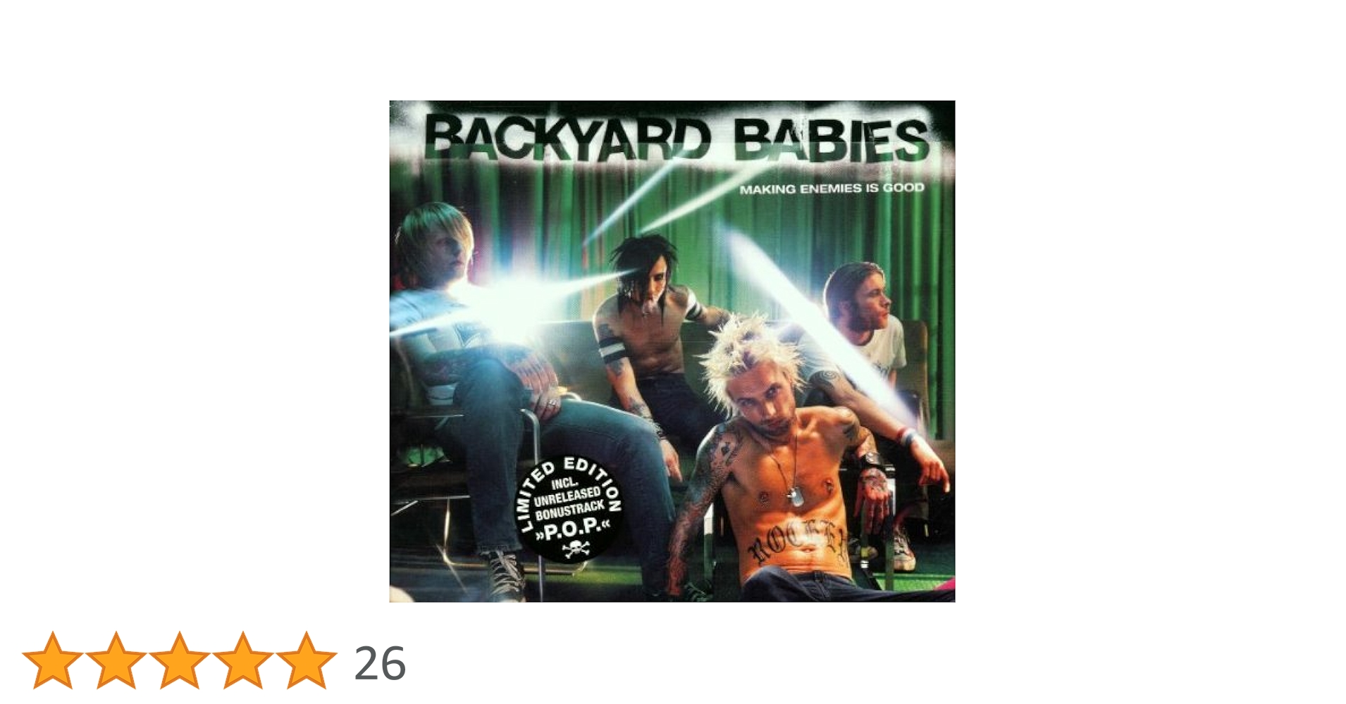 Amazon.co.jp: BACKYARD BABIES-MAKING ENEMIES IS GOOD LIM