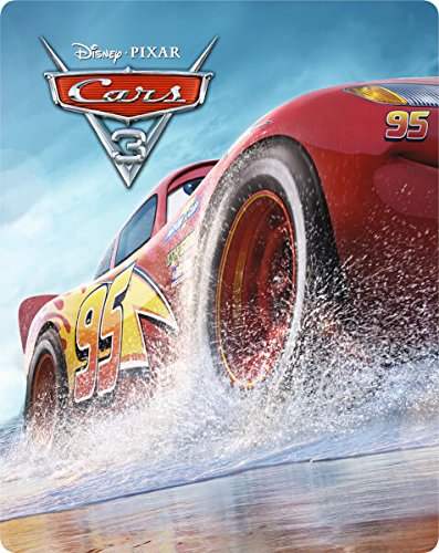 Cars 3 Steelbook 3D Includes 2D Version UK Exclusive Limited Edition Steelbook Blu-ray Region Free