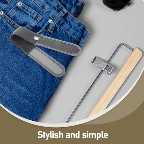 1pair Buckleless Elastic Waistband Belt for Men and Women Hook and Design for Casual Wear Material for Jeans and Pants3