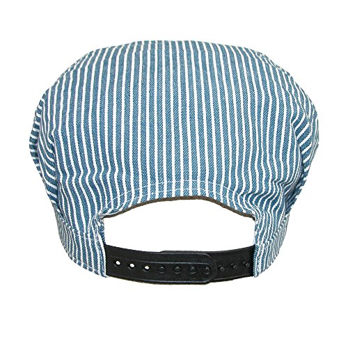 CTM Kids' Cotton Blue Stripe Train Engineer Cap3