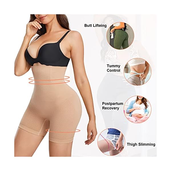ZOPEUSI-Waist-Trainer-for-Women-Shapewear-Thigh-Slimmer-Hi-Waist-Tummy-Control-Panties-Seamless-Body-Shaper-Shorts ZOPEUSI Waist Trainer for Women Shapewear Thigh Slimmer Hi-Waist Tummy Control Panties Seamless Body Shaper Shorts…