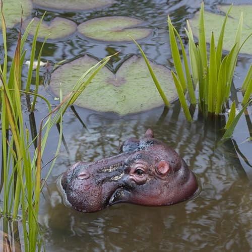 Hippopotame flottant résine pour protéger la surface de l'eau - 5