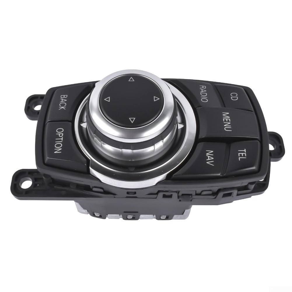 MultiMedia Knopf Schalter Controller Ersatzteil für BMW F07 F01 F02 F03 F04 F10 F11 X3 F25 Kompatibel mit 5er 7er Serie OEM 65829206444 9206446