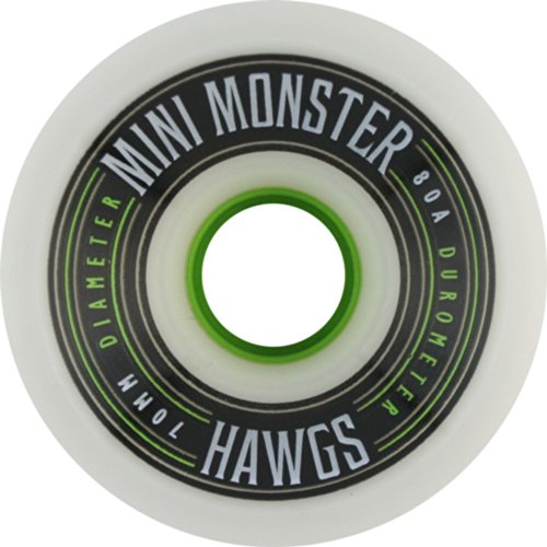 Hawgs Mini Monster 80a 70mm White Skate Wheels