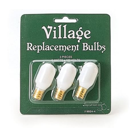 Replacement bulbs, set of 3 by Department 56 Cover