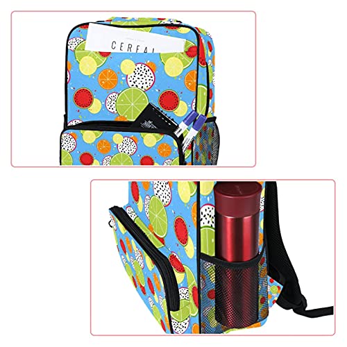 Sac à dos ordinateur portable bleu citron pour travail et loisirs