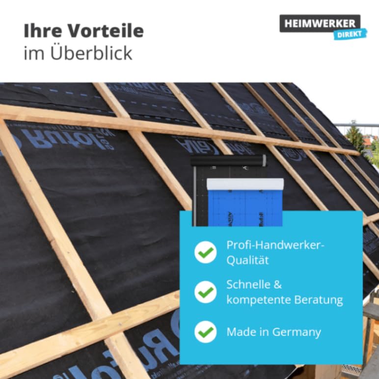 Alfa Rufol UDB 165 1,5 x 50m blau – Unterdeckbahn 170 g/m (75 m²)