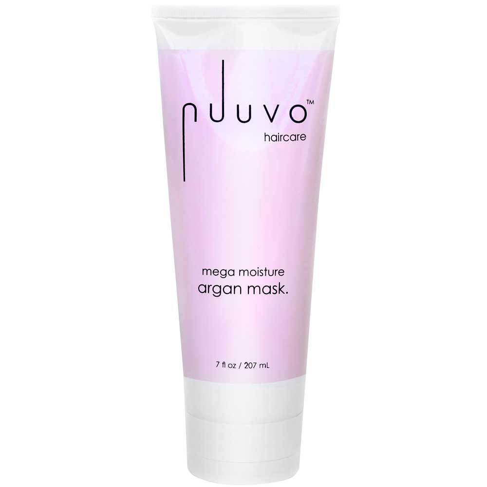 Nuuvo Haircare Mega Moisture Argan Mask | Deep Conditioning Treatment To Restore Moisture, Softness and Shine to Dry, Damaged or Over Processed Hair- No Parabens or Sulfates