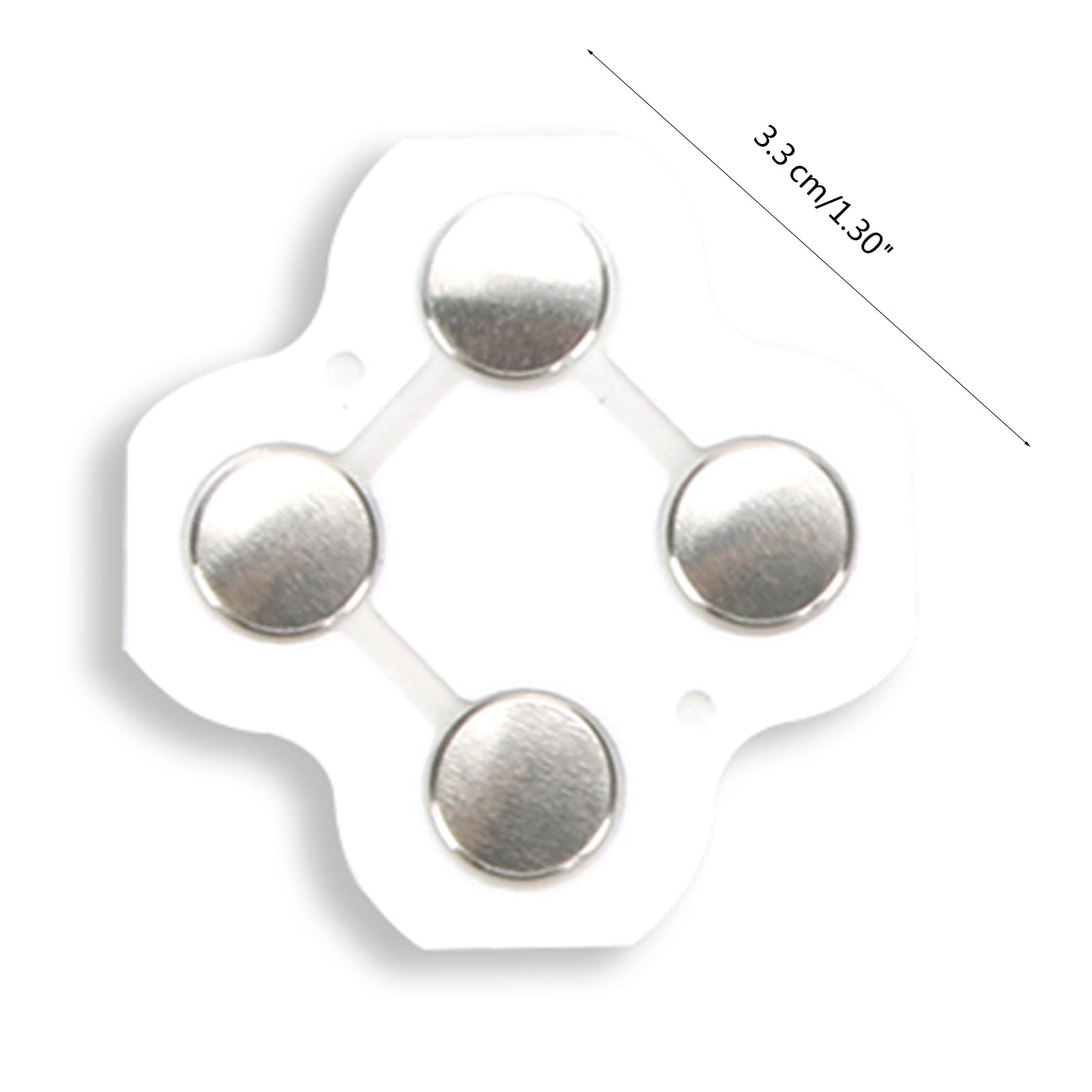 Newwyt Cross Keys ABXY Key Membrane Button Autocollant Pad de remplacement pour boutons électriques D Pad ABXY Buttons Pad pour ABS