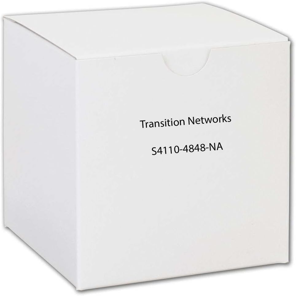 Transition Networks Protocol Independent Fiber to Fiber Repeat, Media Converter, SFP+ (S4110-4848-NA)