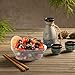 Smarty Had A Party 240 Elegant Disposable Plastic Bowls, 10 oz Heavy Duty Fancy Round Clear Salad and Soup Bowls, Party Dessert Set for Weddings, Christmas, and All Occasions