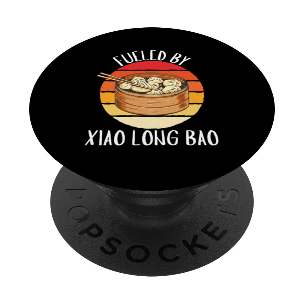 Retro Fueled By Xiao Long Bao Vintage Xiao Long Bao Lover PopSockets Standard PopGrip