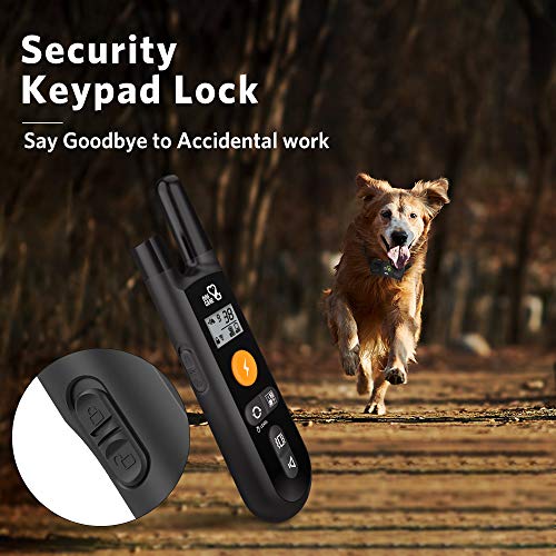 DOG CARE Shock Collar for Dogs - Dog Training Collar with Remote, 3 Training Modes, Rainproof, Security Lock, Long Remote Range, Rechargeable E-Collar for Small Medium Large Dogs All Breeds - Thumbnail 5