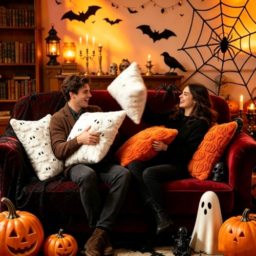 ZB.soar Halloween Pillow Covers 18x18 inch Set of 2 - image 4
