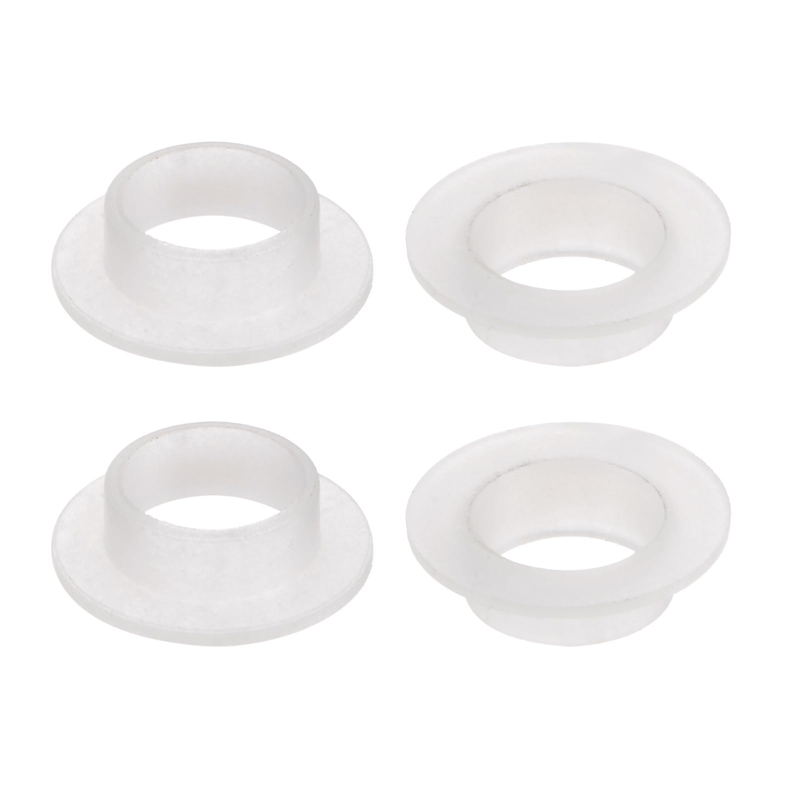 10 Boccole In Nylon Flangiate - Foro 8.1mm, Esterno 10.1mm, Lunghezza 5mm - Per Applicazioni Meccaniche - Foto 5