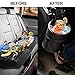 iBayx Waste Bins Car Garbage Can Foldable Car Trash Bag Organizer Universal Traveling Portable Collapsible Pop up Leak Proof Car Trash Can