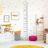Shyneer Kinder Messlatte,Kinder Messlatte Wachstum Wall Chart Höhe Diagramm Art zum Aufhängen Herrscher für Kinder Schlafzimmer Kinderzimmer Kinder-Schlafzimmer-Kinderzimmer-Wanddekorationen (D)