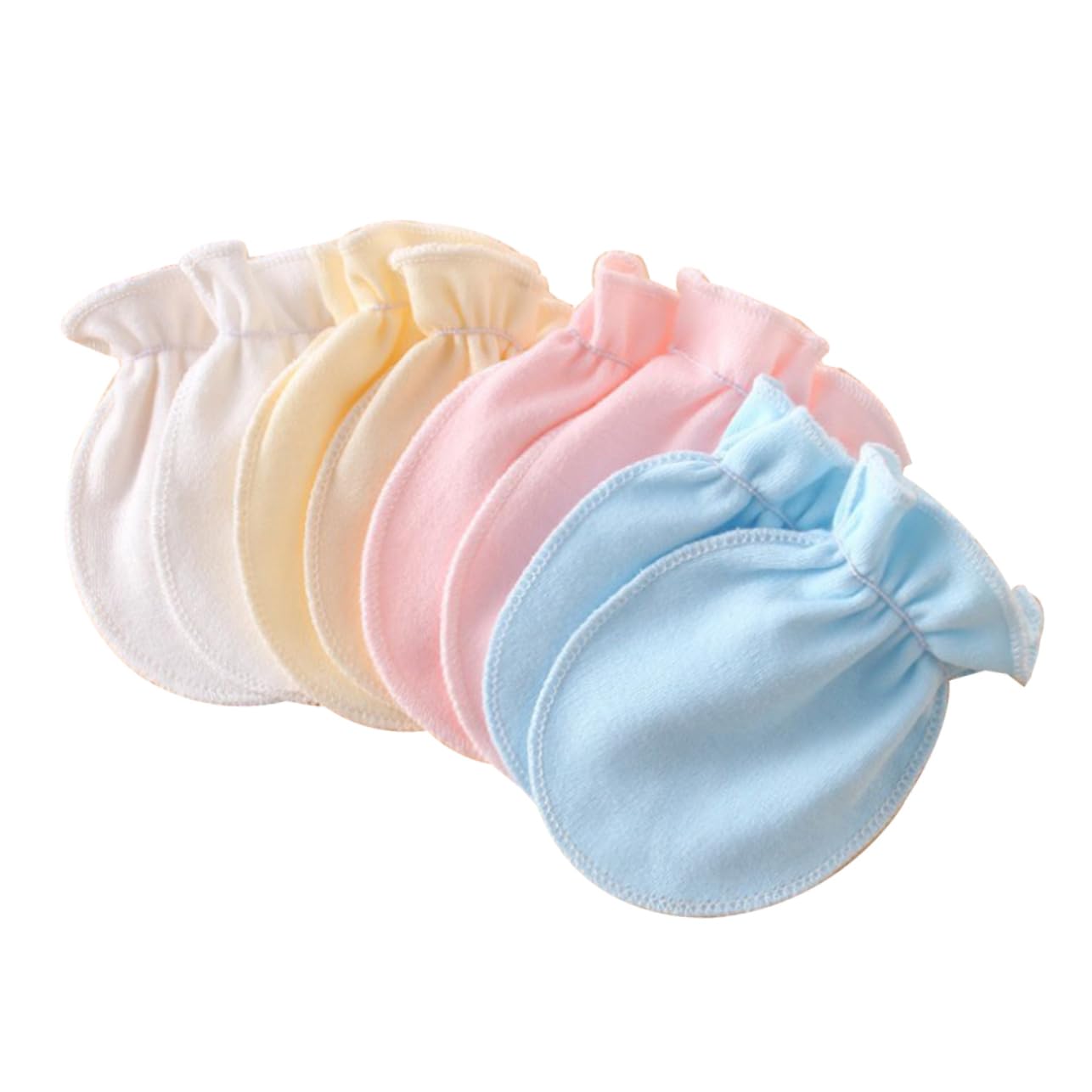 TOVINANNA 4 Pairs Newborn Gloves Newborn Protection Gloves Anti Scratching Gloves Gloves Anti-grasping Gloves