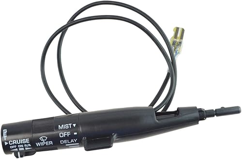 Miniatura 5 de Interruptor de palanca de brazo de limpiaparabrisas de control de crucero negro para Chevy Truck Pontiac
