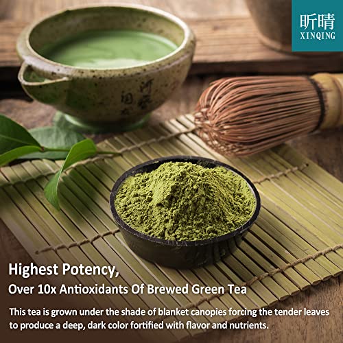 Xin Qing Organic Matcha Pure Matcha Matcha Powder Organic Matcha Green Tea Powder Green Tea Powder Matcha Green Tea Japanese Matcha Uji Matcha Natural Organic 150G #TOP1