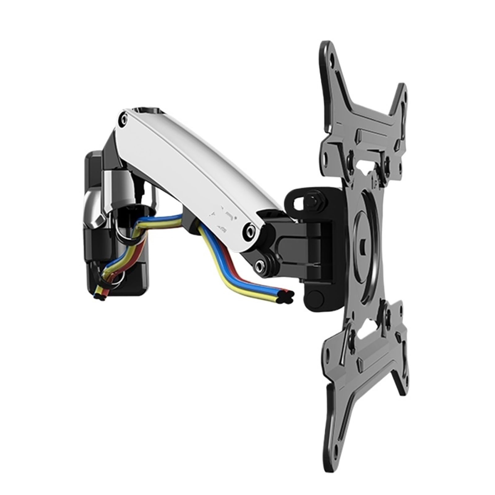 Support mural TV F300 à ressort à gaz 30-40 pouces bras alu miroir