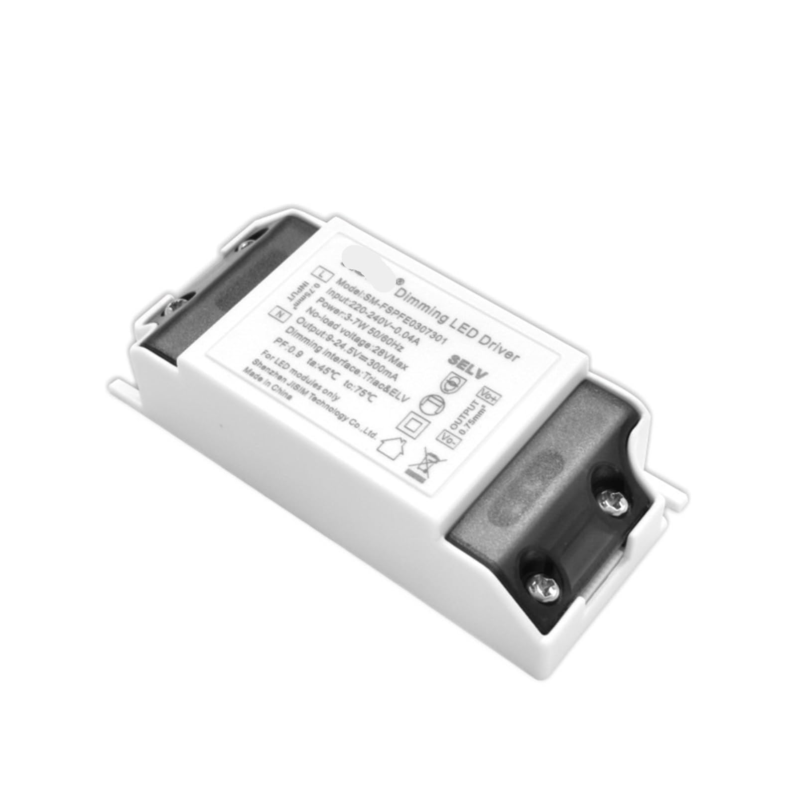 Alimentation Triac Courant Constant 3W à 7W pour Spot Downlight et Éclairage sur Rail