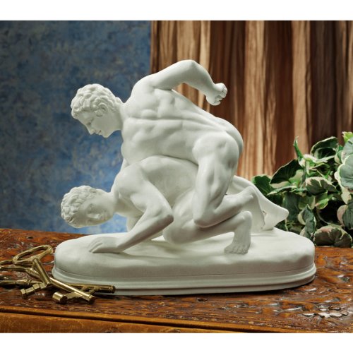 Estatua de Luchadores Griegos Helenísticos 9 in miniatura 3
