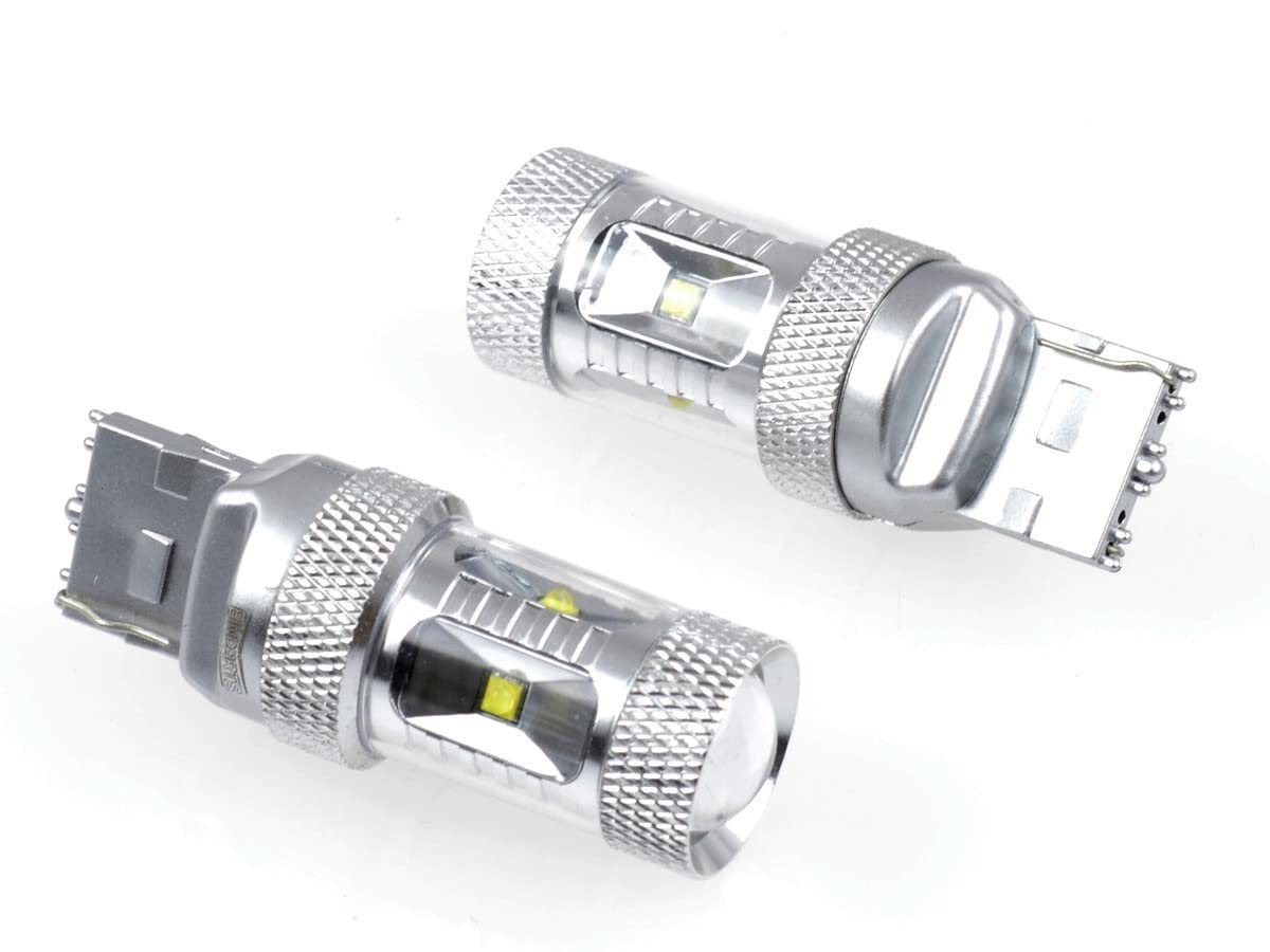 EinParts W21W LED Lampadine 6000K (Bianco) 12V per Auto 6 x CREE XB-D LED, W3X16D