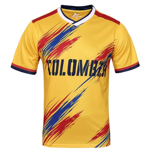 Europe Football Coupe T-Shirt Allemagne Drapeau National Impression Stretch Coupe de l'America Séchage Rapide Manche Courte Tee Shirt Jersey Maillot...