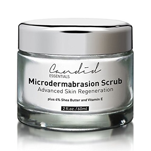 Advanced Microdermabrasion Scrub - Best Natural Exfoliating Face Scrub - Anti Aging Skin Regeneration Treatment Proven To Minimize Pores, Reduce Wrinkles, Acne Scars & Remove Blackheads -No Chemicals