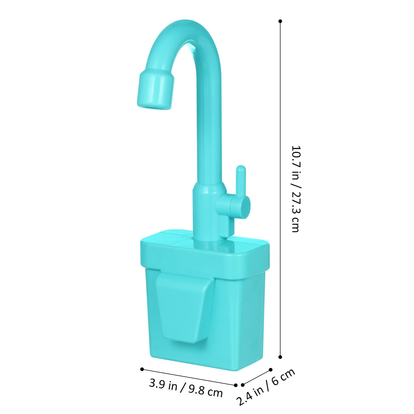 TOYANDONA Kitchen Sink Toy, Play Kitchen Sink Faucet Pretend Play Kitchen Faucet Replacement Toy Sink Faucet Play Kitchen Accessories for Kids Toddlers Boys Girls
