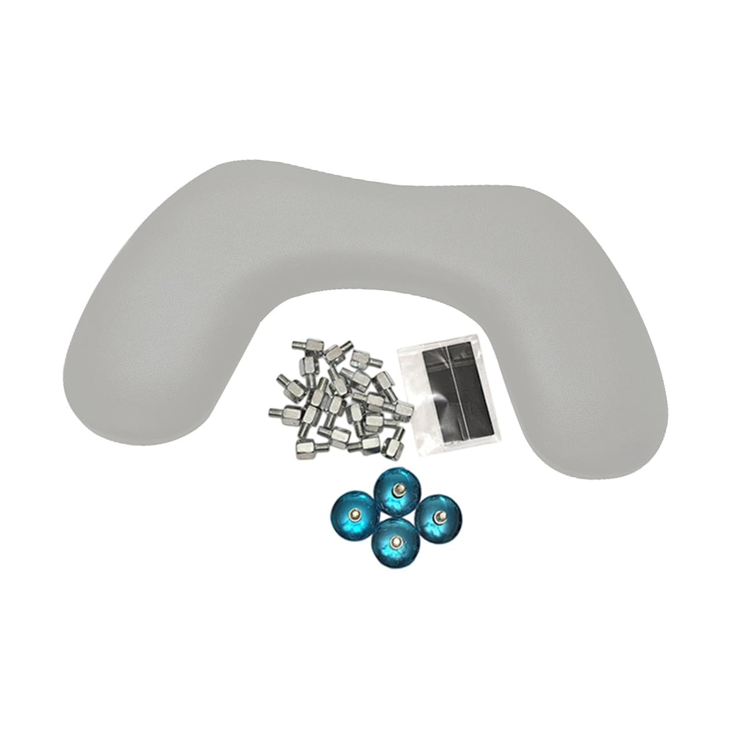 U Shape Arm Rest, Arm Rest, Cushion Nails Cushion Hand Holder Comfortable Detachable Metal Stand for Women Nails Supplies, Gray