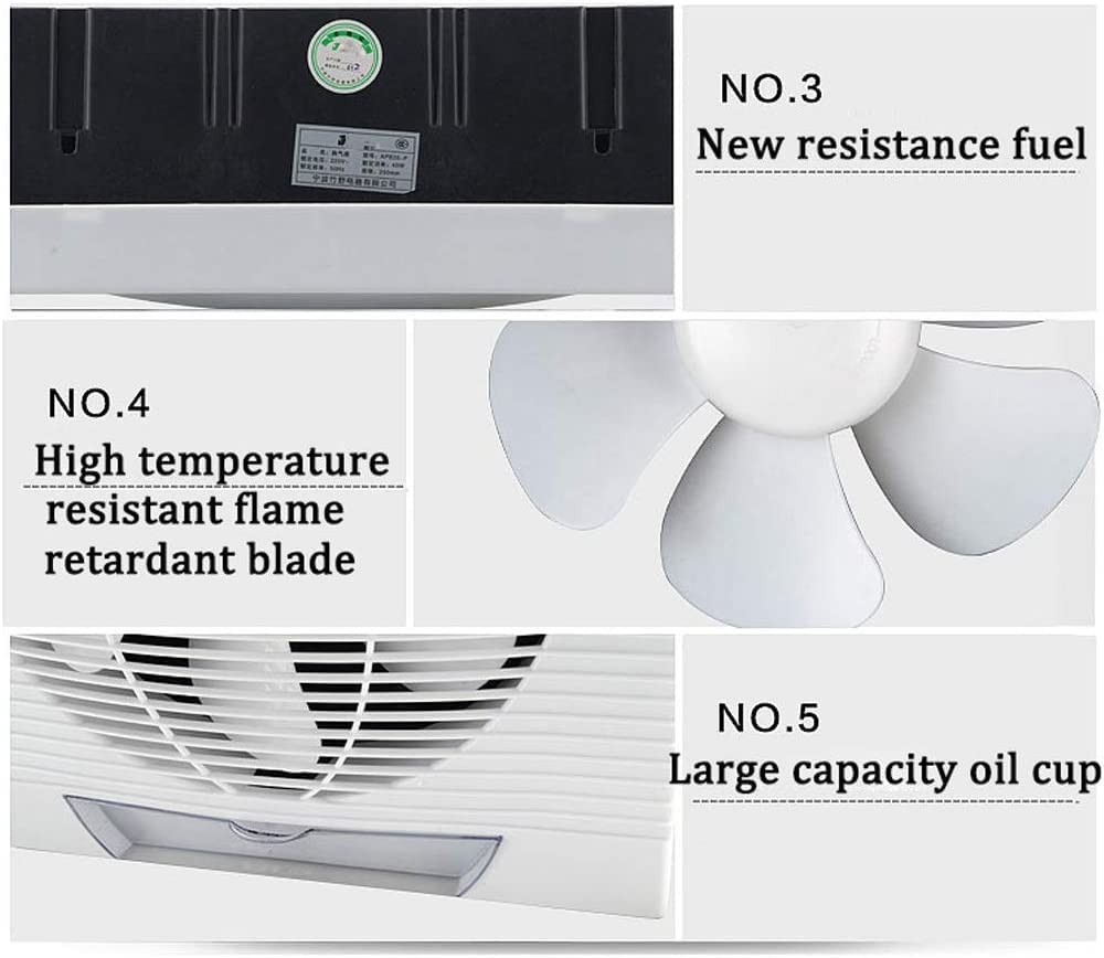 Ventola Estrazione Aria Industriale Extrattore di Ventilazione Cucina di Scarico ventilatori a Basso rumo (Size : 10 Inches)