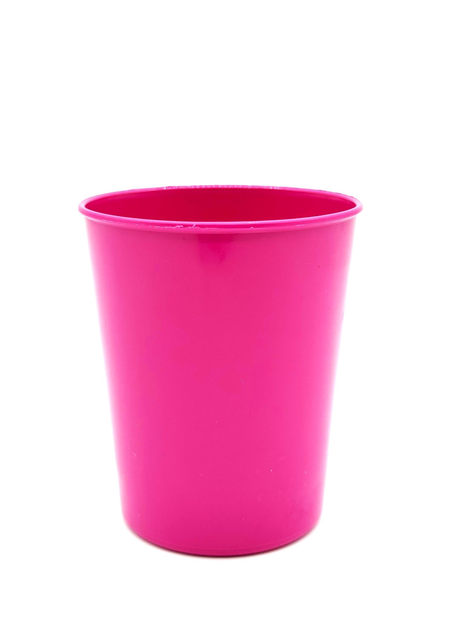 Kimmel Cup Drinking Cup Toothbrush Cup Plastic Cups Party Cups Children's Cup Shatterproof Stackable Reusable Camping BBQ Picnic and Outdoor 180 ml Fuchsia
