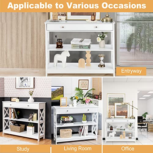 LIFEZEAL Tavolo Console a 3 Livelli, Tavolo