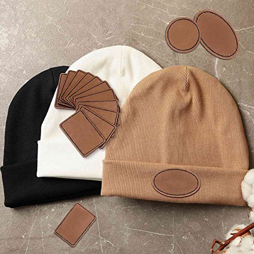 Écussons vierges en similicuir thermocollants lot de 90 pièces grand format pour customisation - 6
