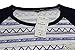 MIXMAX Women Ethnic Splice Contrast Color Geometry Print 3/4 Sleeve Raglan T Shirt Tops (Large, Dark Blue)