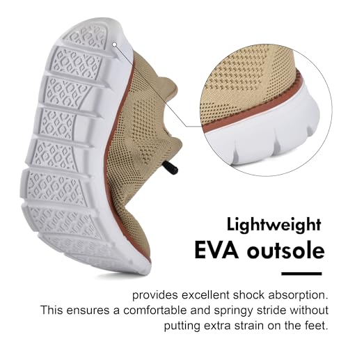 SITAILE Slip On Casual Dress Shoes Arch Support Comfortable Slip in Breeze Shoes for Men Hands Free Lightweight Breathable Lace Up Oxford Sneakers for Walking Business Wearbreeze Tennis with Soft Sole4