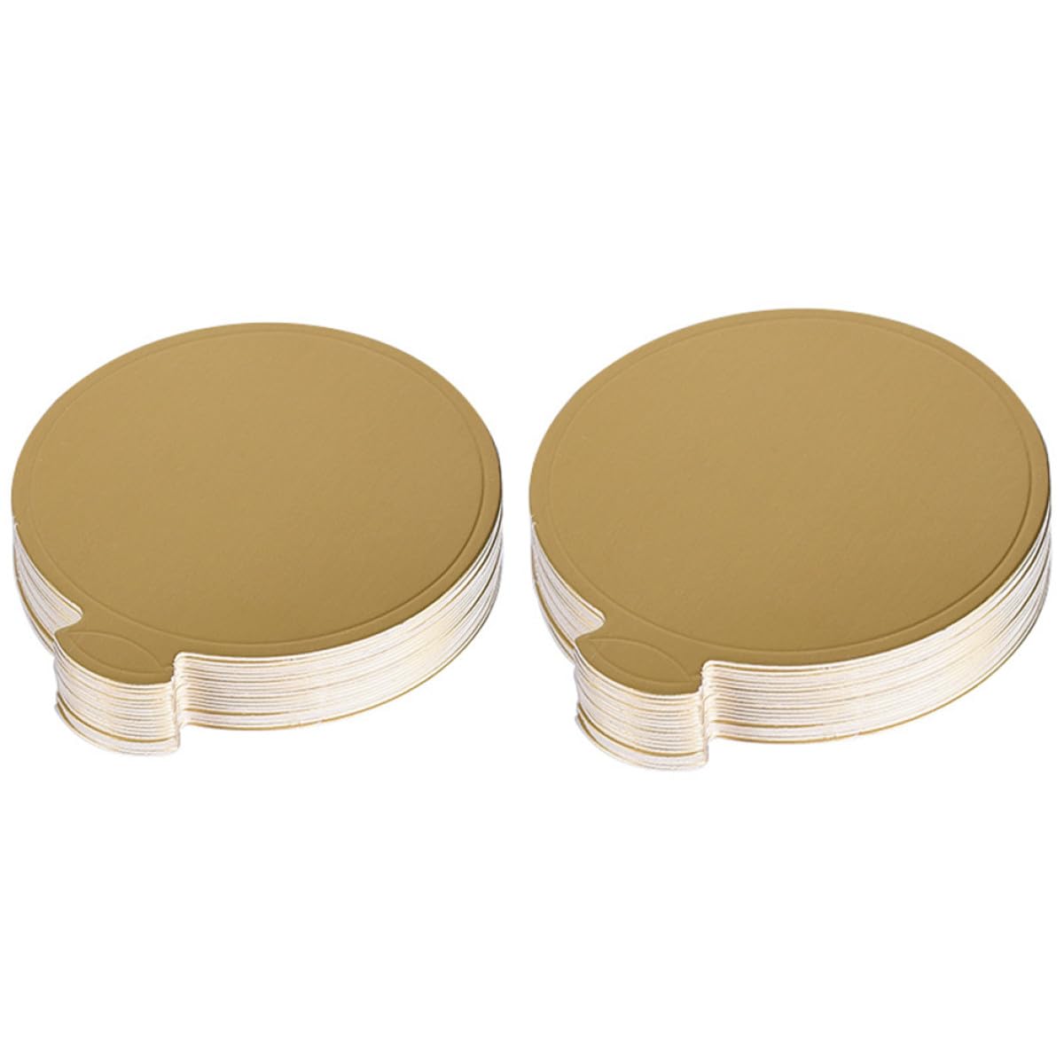 Supports en Carton Ronds Or anti-humidité pour la stabilité des gâteaux