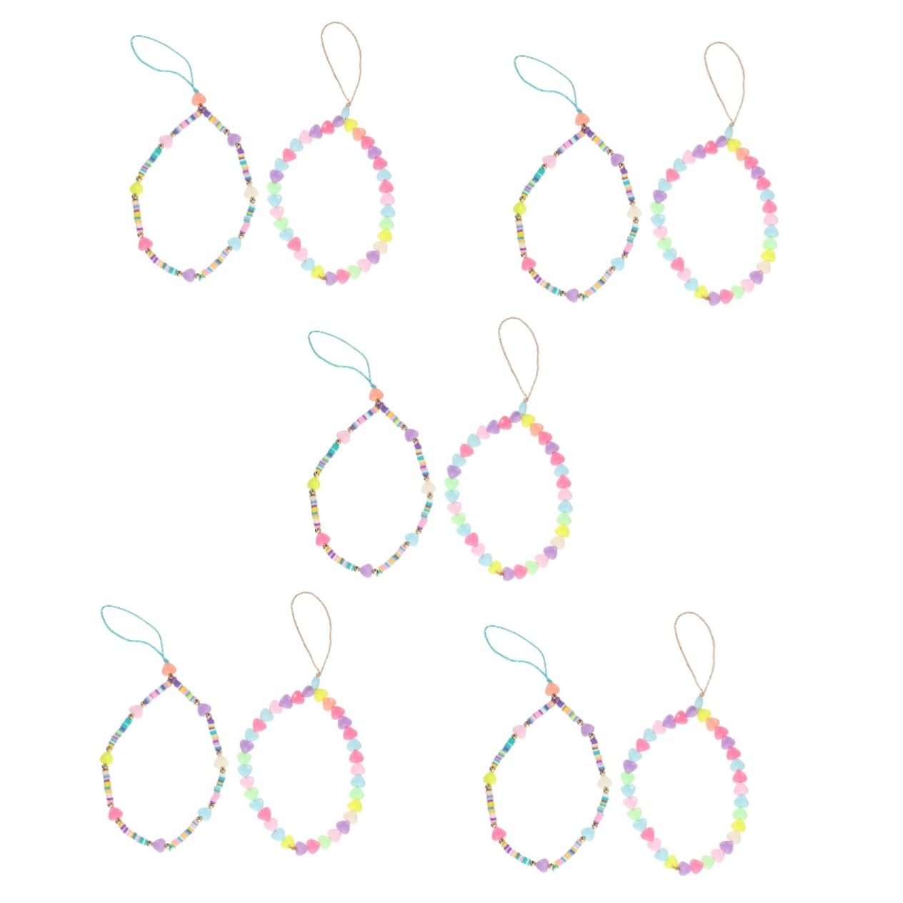 Gatuida 4 Piezas Cadena De Teléfono Móvil Cordón De Muñeca Para Llaves Encanto Del Teléfono Cordón De Llave Colgante De Teléfono Correa Colgante De Teléfono De Teléfono Con