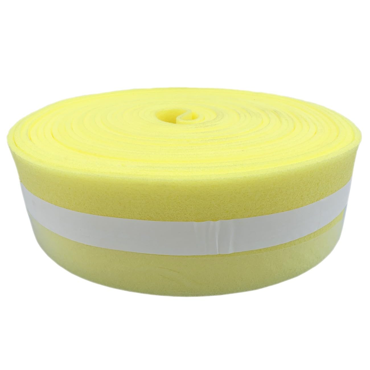 Bande d'isolation Hydroland Jaune 25 mètres x 150 mm x 8 mm pour Béton, Métal, Plastique, Construction et Réparation