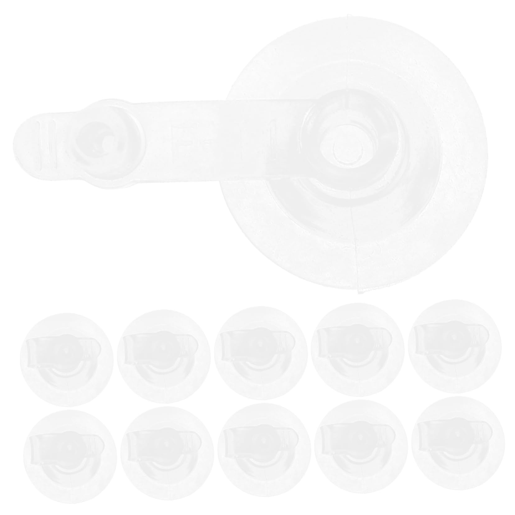 POPETPOP 50pcs Inflatable Mouth Pump Accessory Air Inflator Nozzle Air Pump Converter Nozzle Gas Refill Adapters Air Pump Adapter Nozzle Foot Pump Adapter Swimming Ring Pump Nozzle