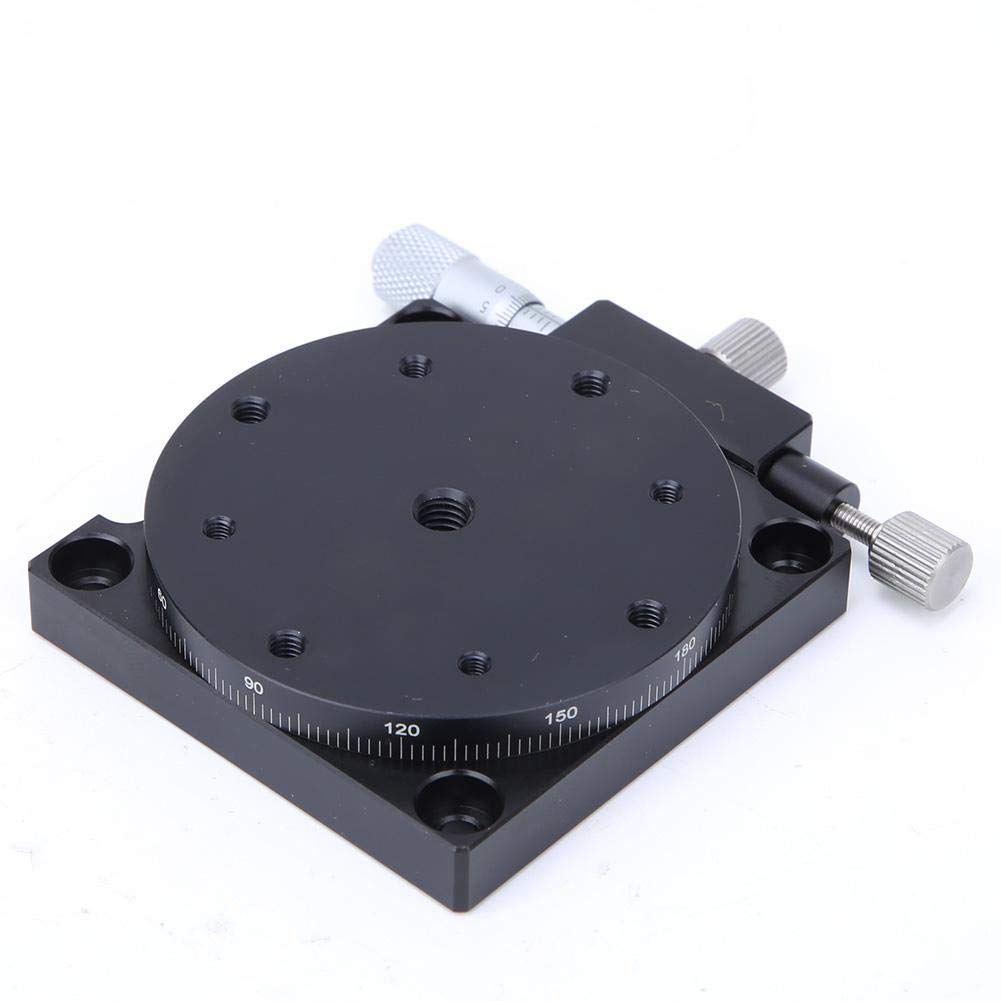 Lineartisch-Trimmplattform RS90-L, Präzise optische Feineinstellung der Verdrängungsplattform, Trimmplattform Manueller Lineartisch-Lagertuning-Schiebetisch φ60mm