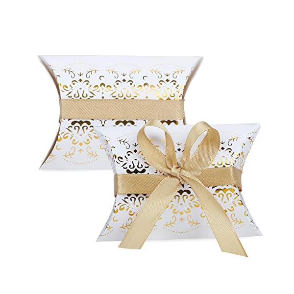 TsunNee Cajas de regalo de boda, caja de papel para caramelos, caja de regalo de fiesta, cajas de regalo de papel… - Imagen 9