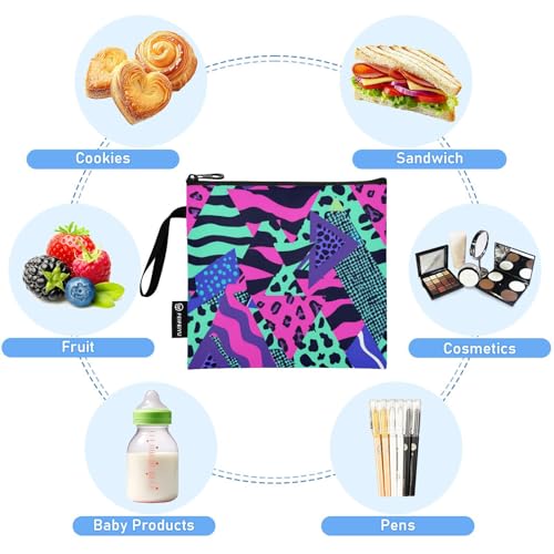 Bolsas reutilizables para sándwich y snack 3 unidades miniatura 5