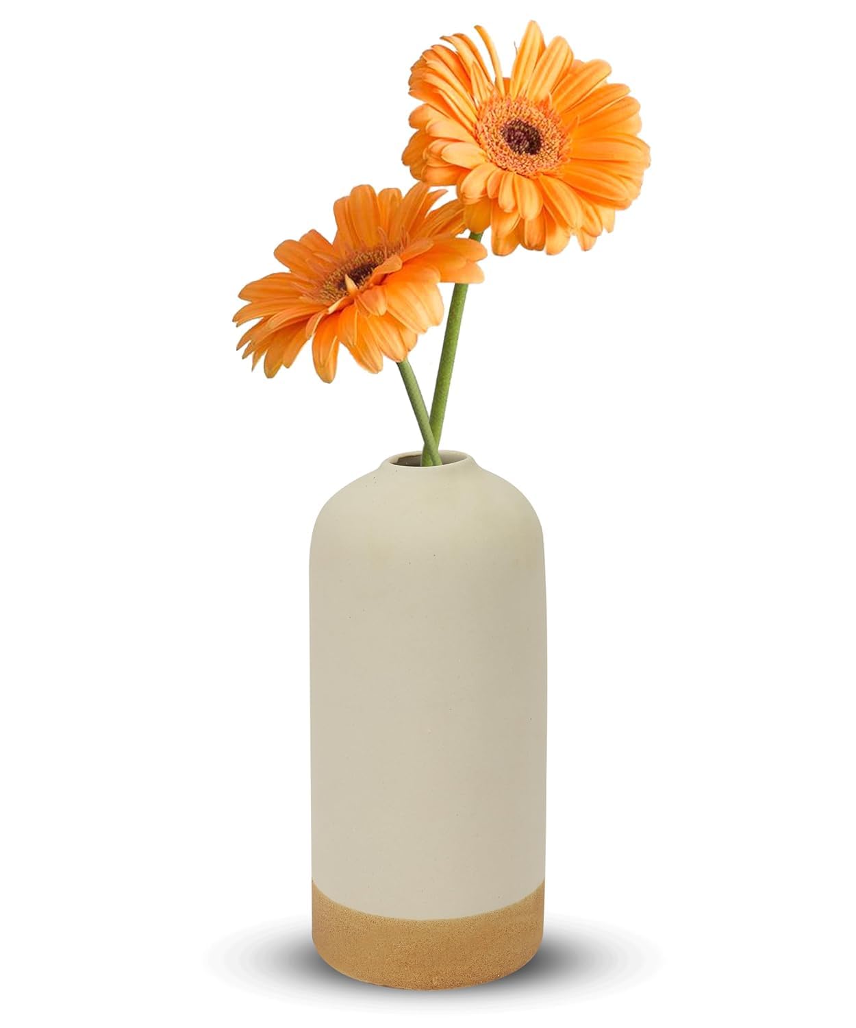 SPHINX Decorative Ceramic Vase For Home Décor Flowers Plants Living Room Bedroom Kitchen Office Wall Table Centerpiece Decoration Gift Items Rustic Design VASE ONLY NO FLOWERS- (9 Inches, 1 Piece)