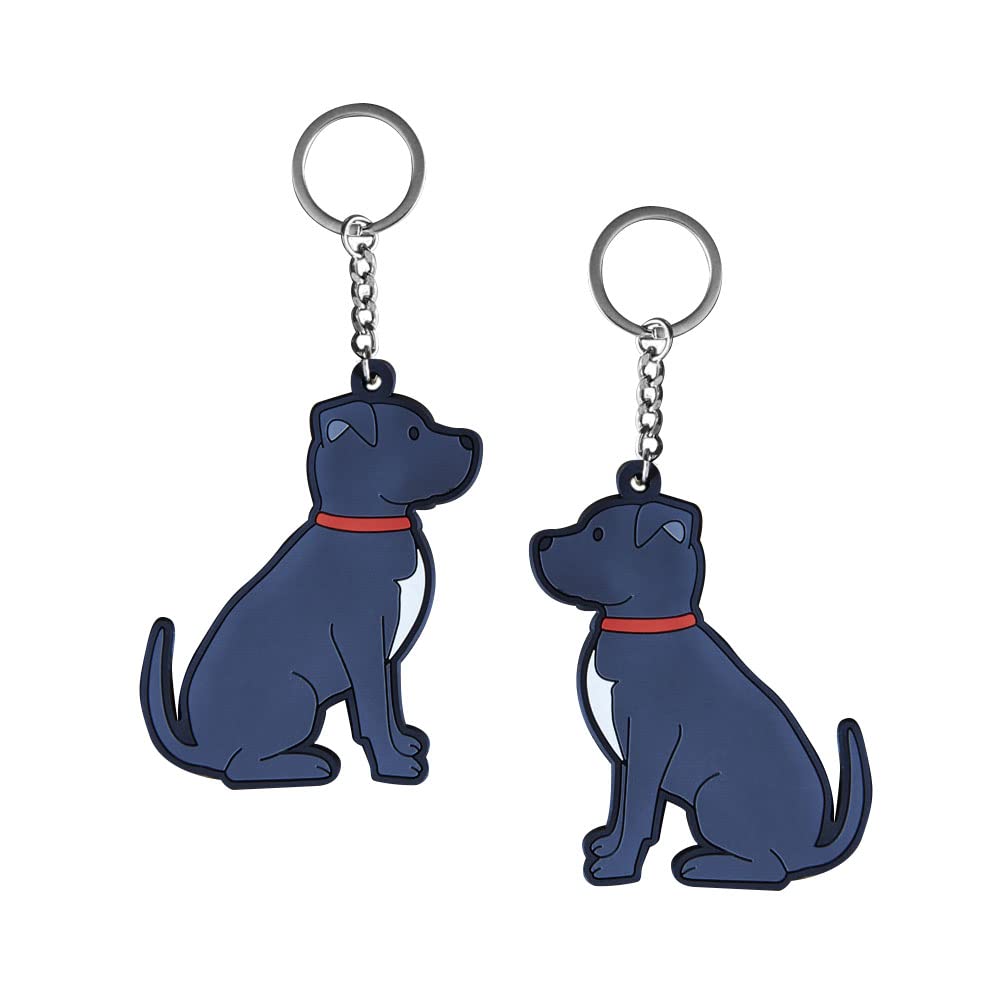 Sweet William Staffie Keyring
